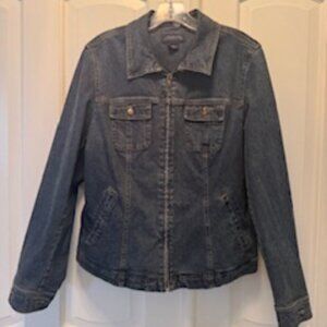 Jones New York Denim Jacket, XL